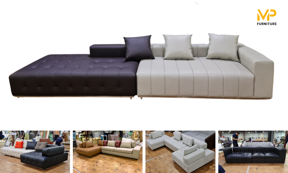 Sofa Minh Phú rất đa dạng về kiểu dáng sofa hiện đại cho phòng khách