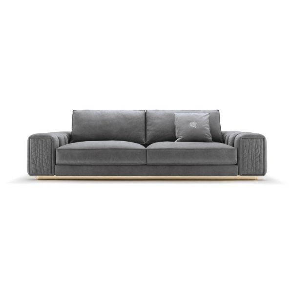 Sofa văng bọc nỉ hiện đại