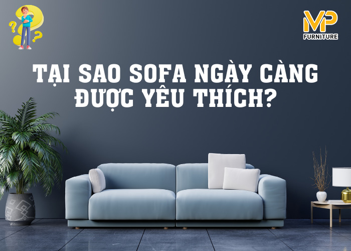 Sofa ngày càng được yêu thích là do đâu?