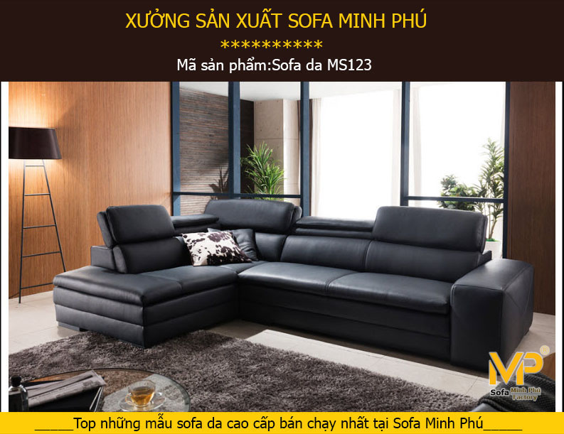 Ghế sofa da cao cấp giá rẻ bán tại Xưởng sản xuất sofa Minh Phú