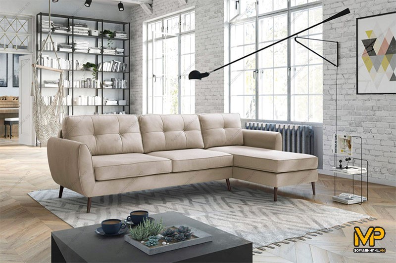 Sofa góc vải nỉ Bắc Âu MP203