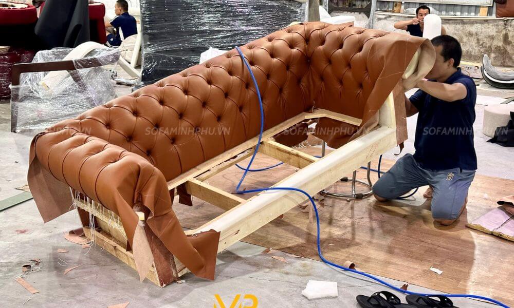 Phân xưởng sản xuất sofa tân cổ điển Mp510