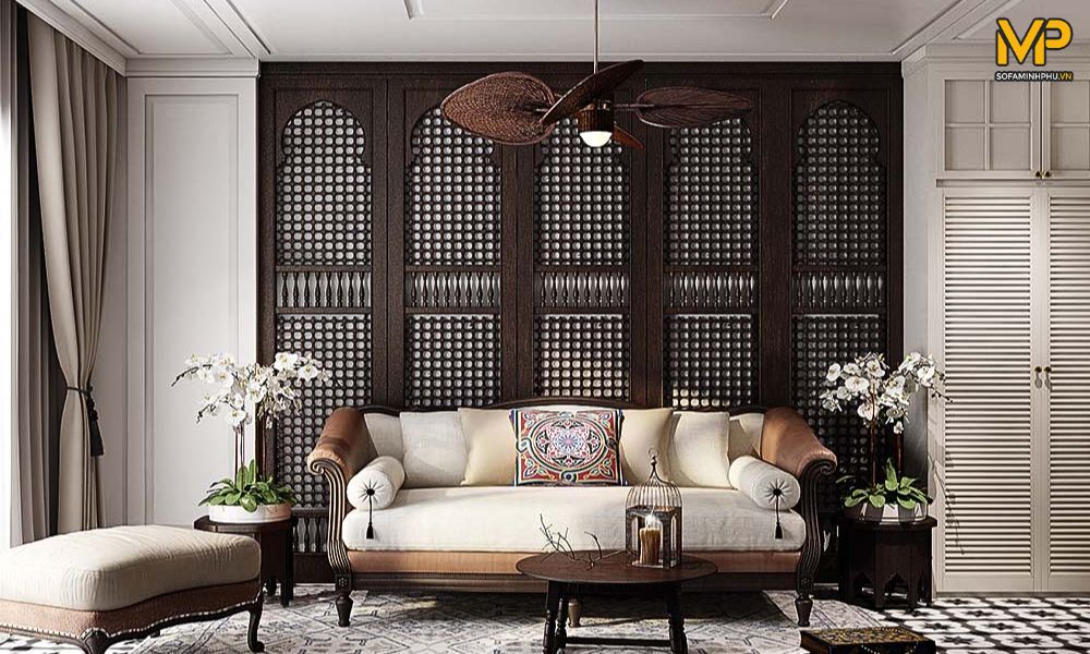 Sản xuất sofa phong cách Đông Dương 