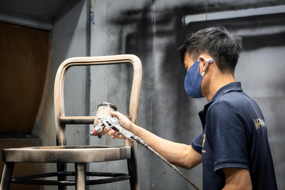 khu vực cơ khí xưởng nội thất 