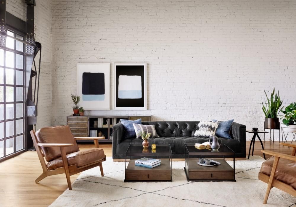 armchair chân gỗ tự nhiên
