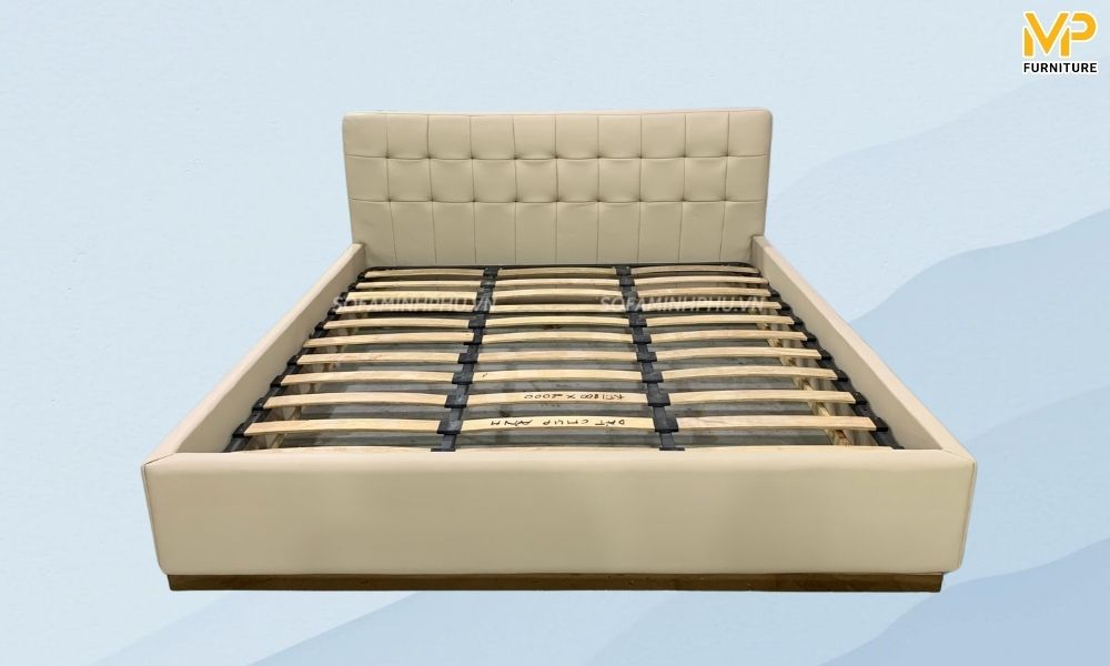 Mẫu giường gỗ đẹp đơn giản 