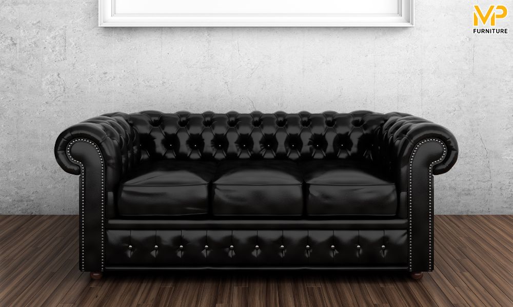 Sofa tân cổ màu đen 