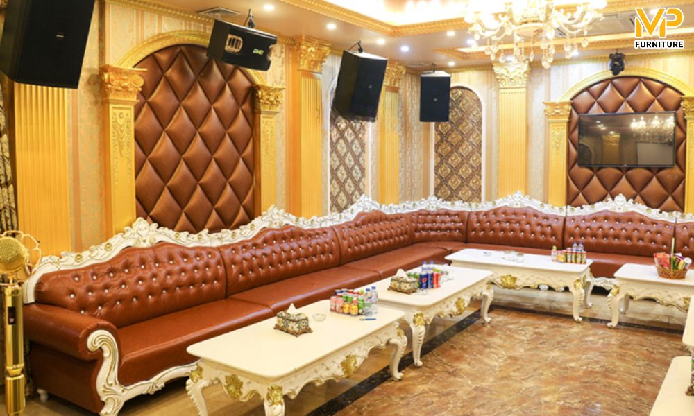 Sofa quán karaoke phong cách cổ điển