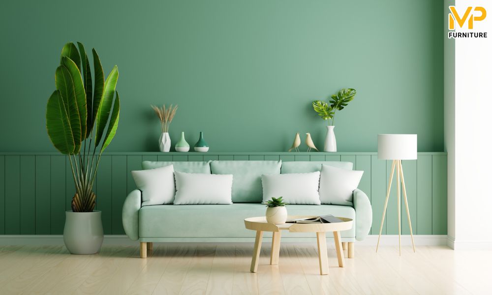 Ưu điểm sofa màu xanh lá