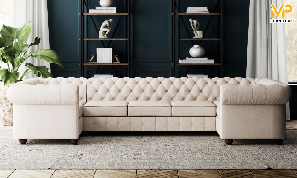 Sofa chữ U tân cổ điển