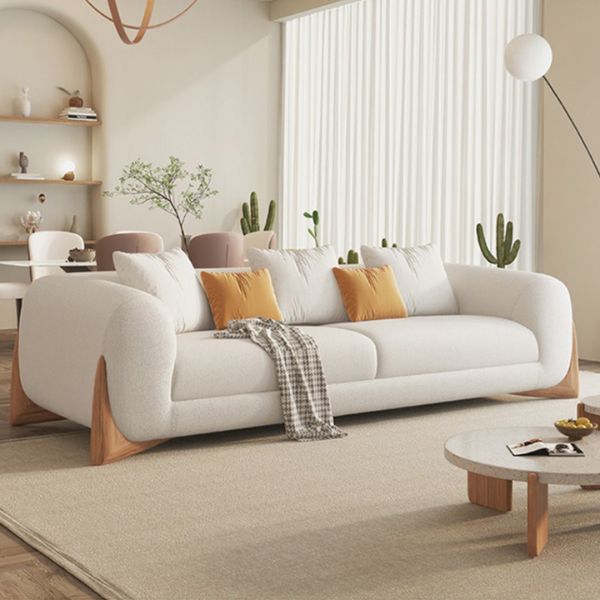 Sofa văng nỉ lông cừu Lotus sang trọng