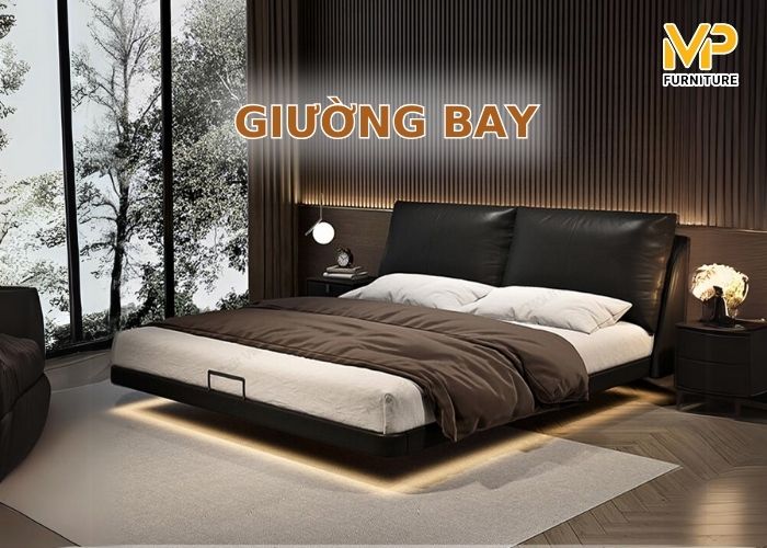 Giường bay là gì? Tổng hợp các mẫu giường bay đẹp, sang trọng