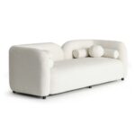 sofa băng nỉ trắng