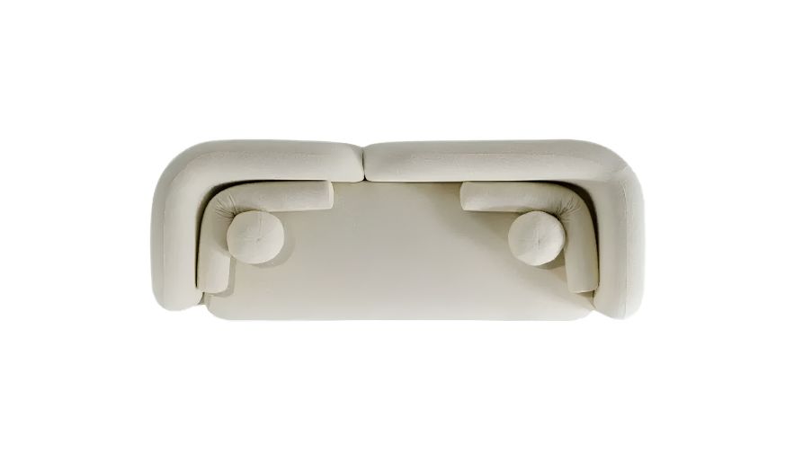 sofa băng nỉ trắng