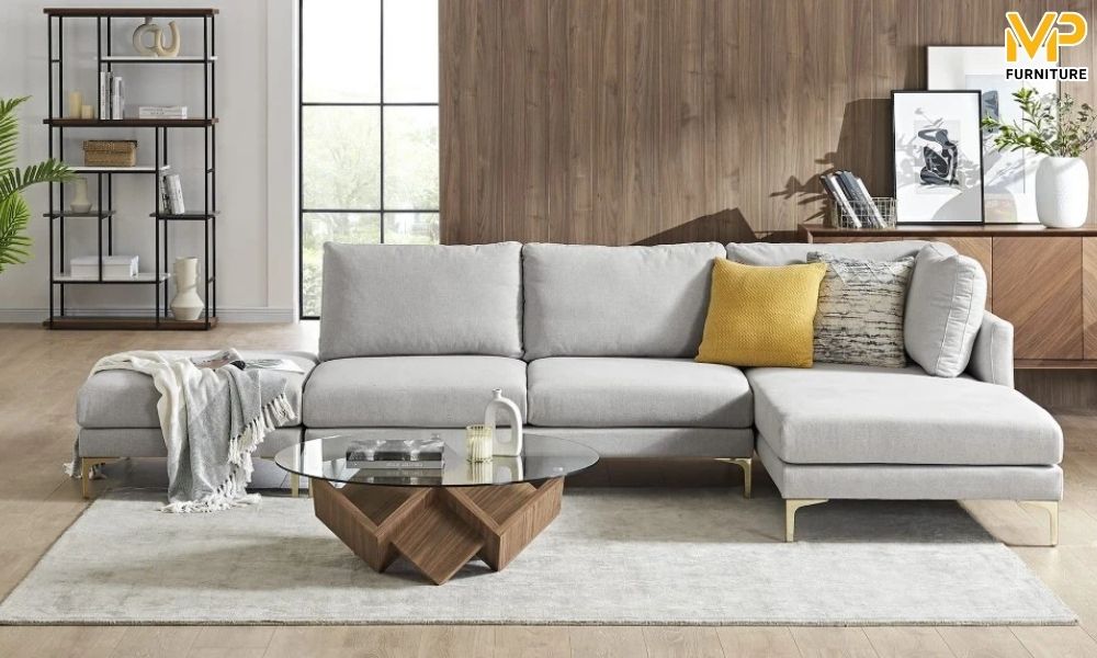 Sofa nỉ thiết kế tối giản