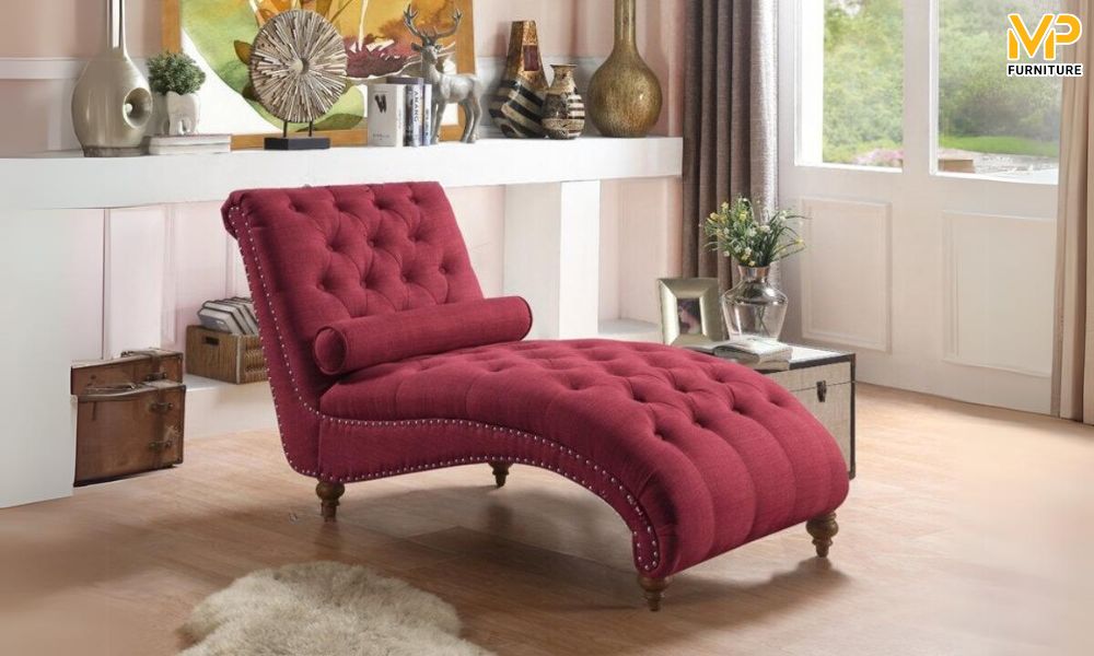 Ghế sofa thư giãn màu đỏ 