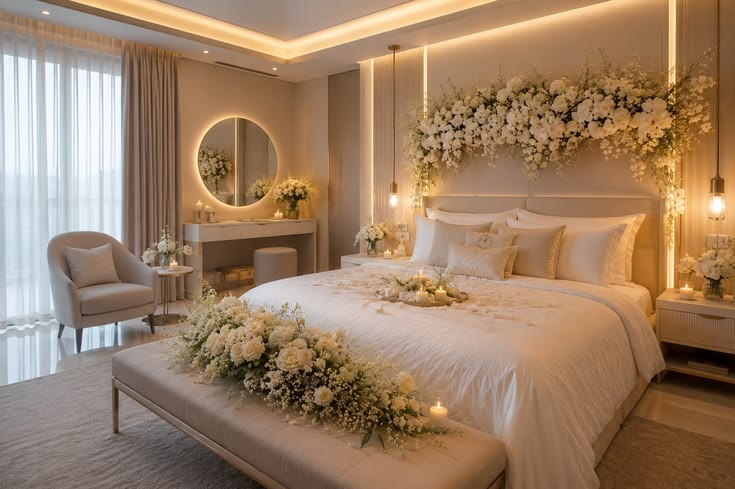 mẫu giường cưới đẹp sang trọng
