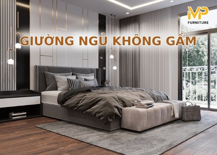 Top 20 mẫu giường ngủ không gầm đẹp, tiện nghi cho phòng ngủ