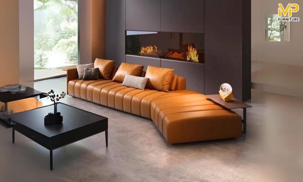 Sofa bệt cho phòng khách hiện đại 