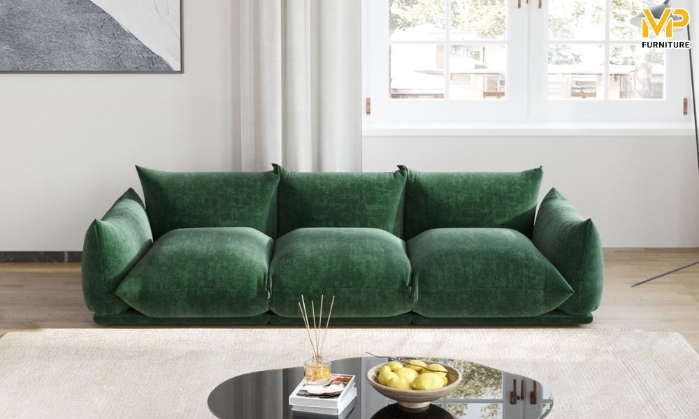 Ghế sofa bệt bọc nỉ êm ái 