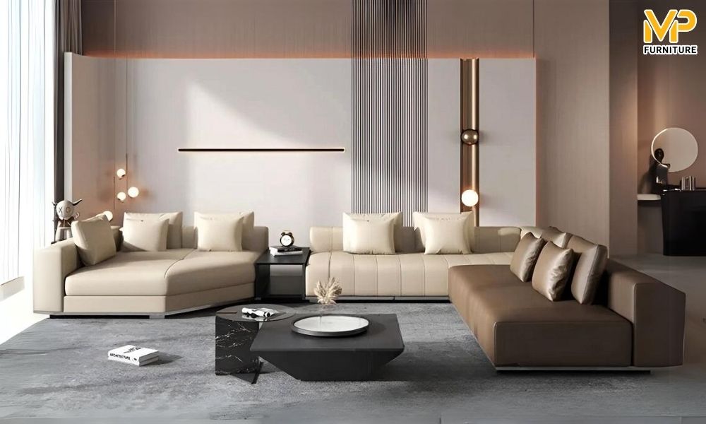 Sofa chờ chữ U phong cách Ý