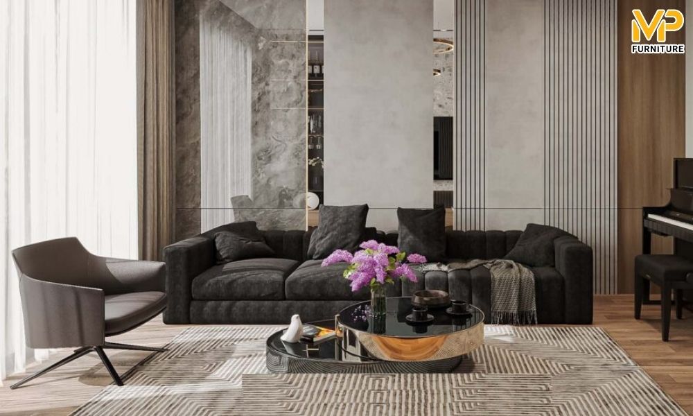 Ghế sofa văng dài kiểu Ý 