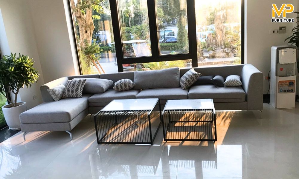 Ghế sofa góc cao cấp cho khu nghỉ dưỡng 