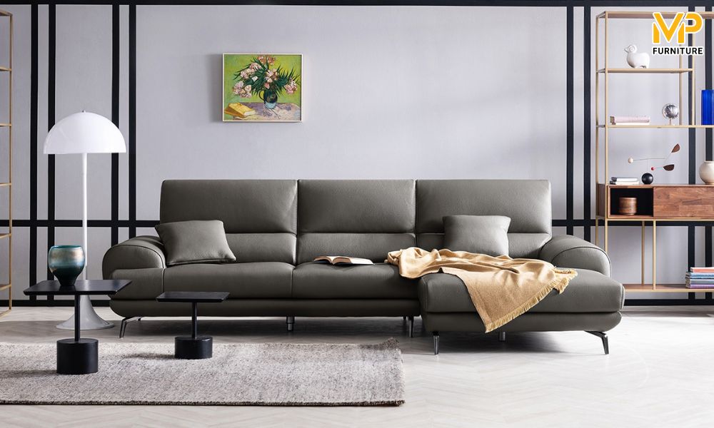 Sofa da Carola có kích thước hợp lý