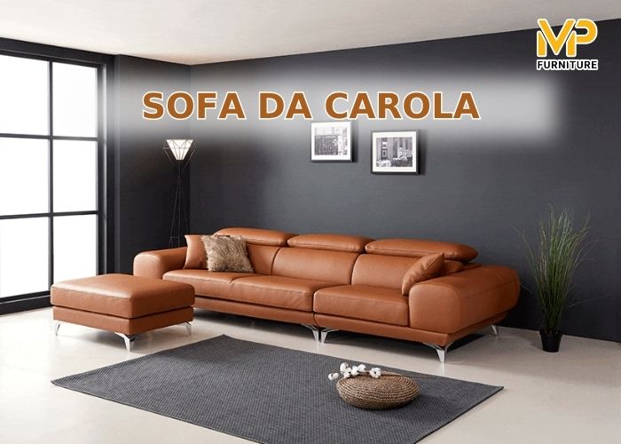 Sofa bọc da Carola đẹp chất lượng cao