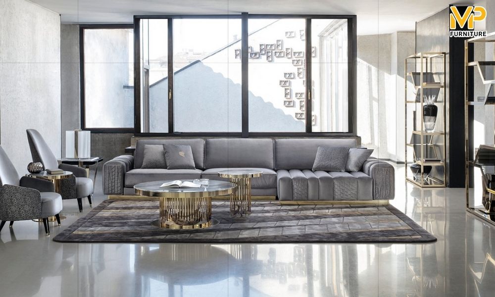 Sofa khách sạn hình chữ L