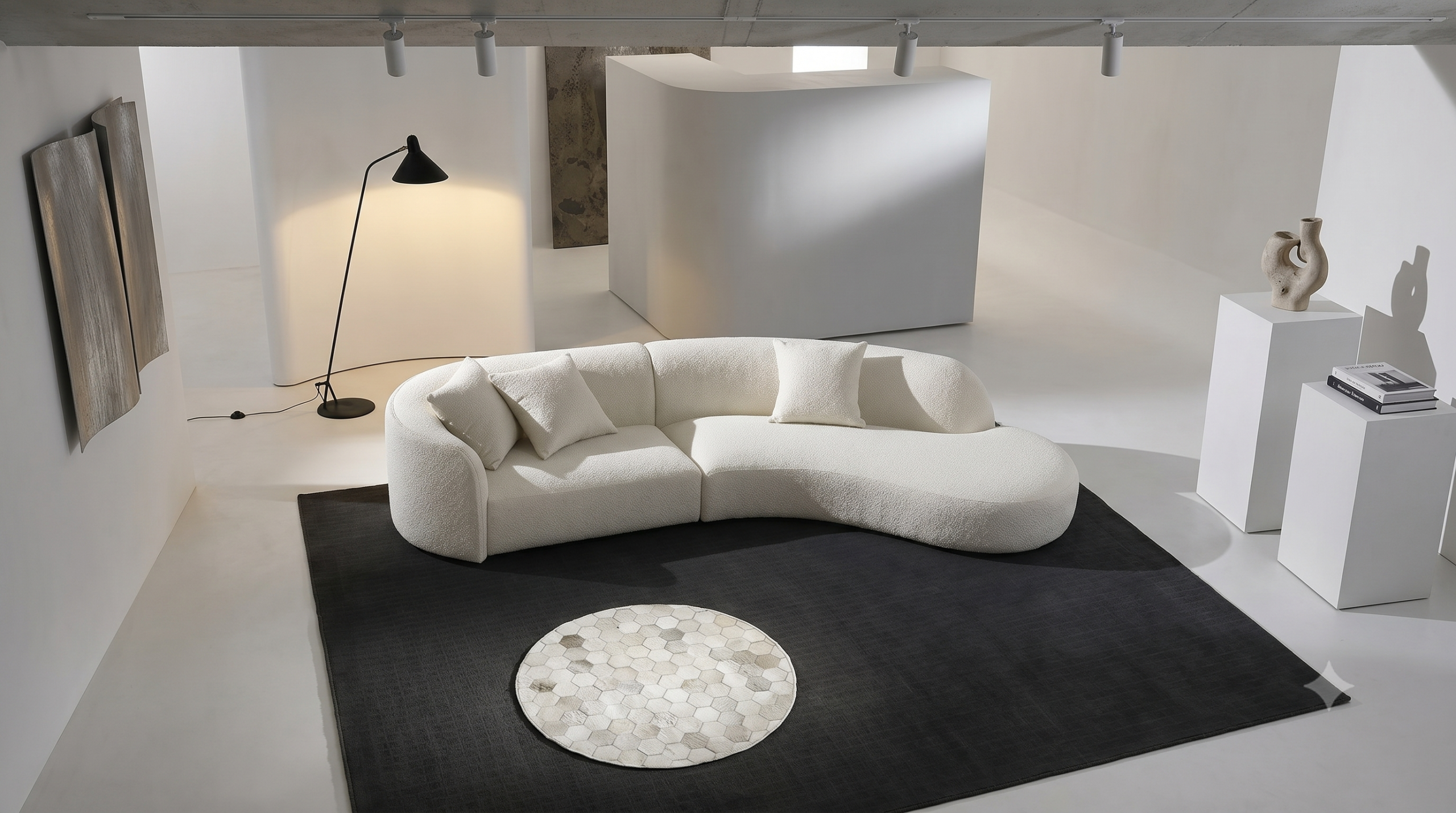 Sofa cong curved