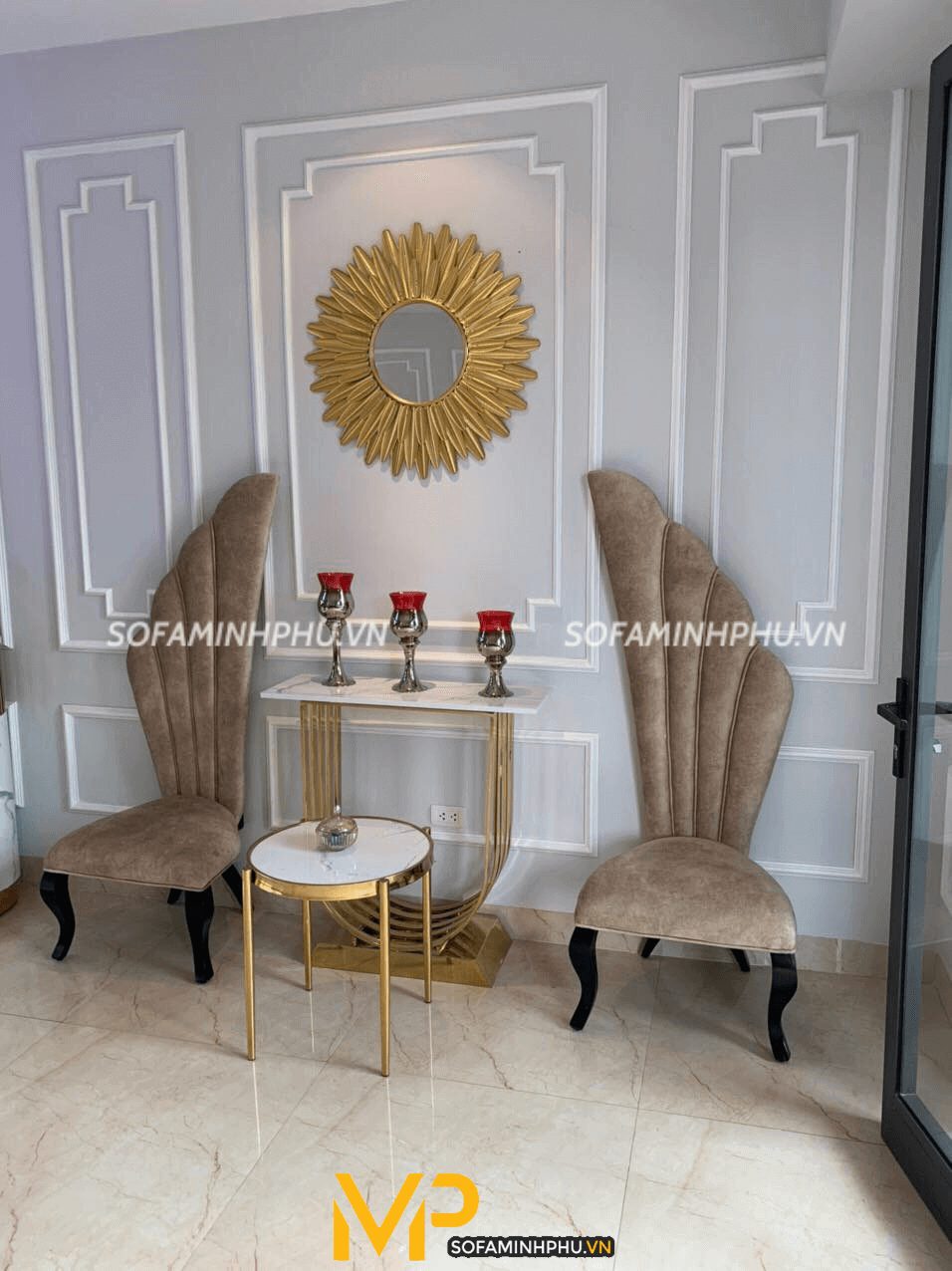 Bàn giao mẫu ghế sofa (thực tế)