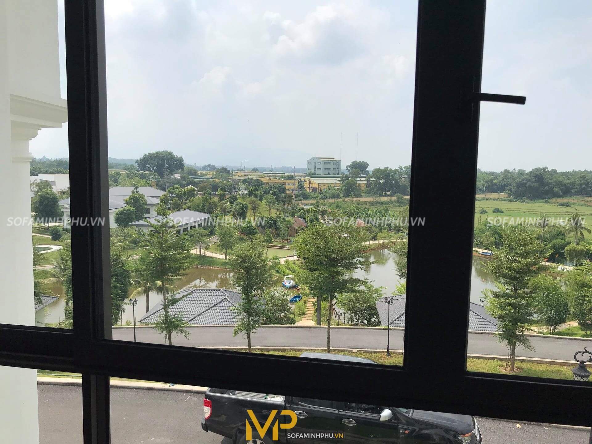 Một góc nhìn từ góc cửa sổ resort