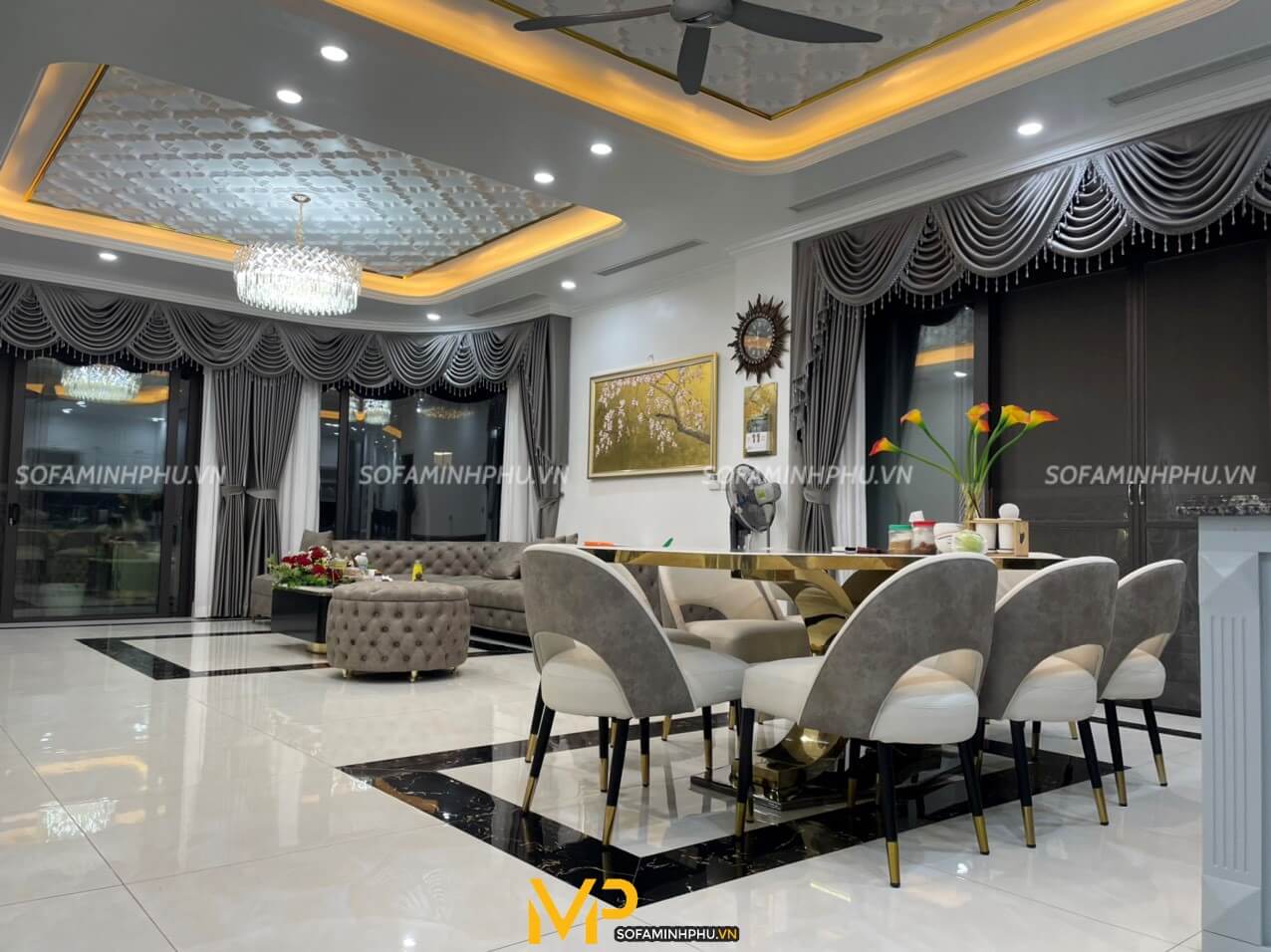 Những hình ảnh thực tế sau khi hoàn thiện nội thất được chị Thủy chia sẻ