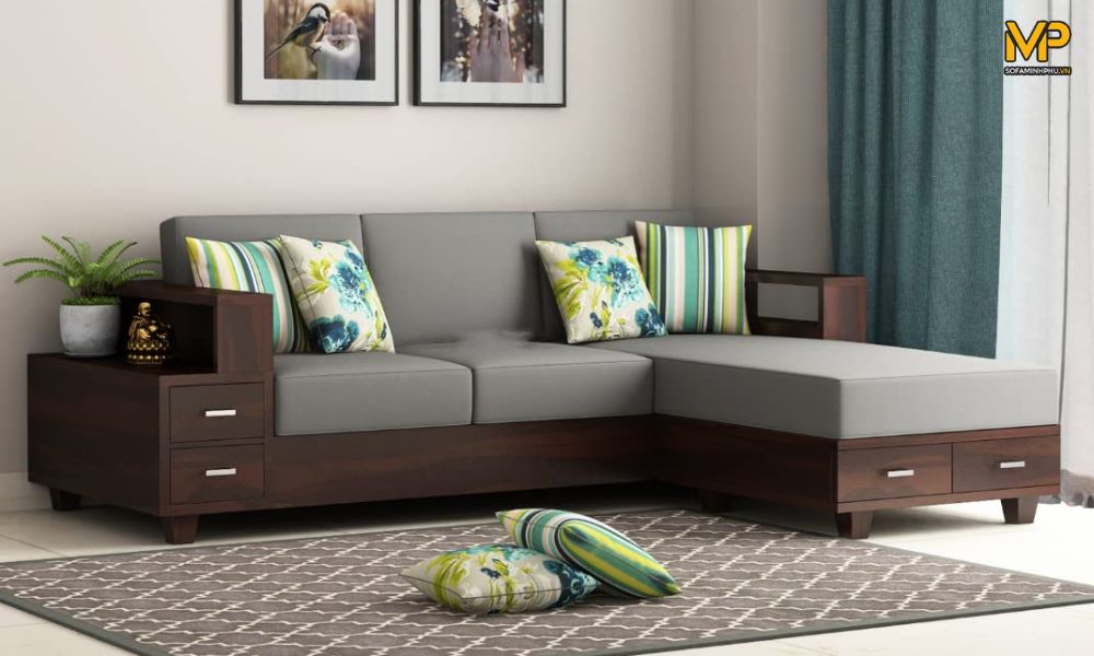 Sofa gỗ ít chịu ảnh hưởng của thời tiết 