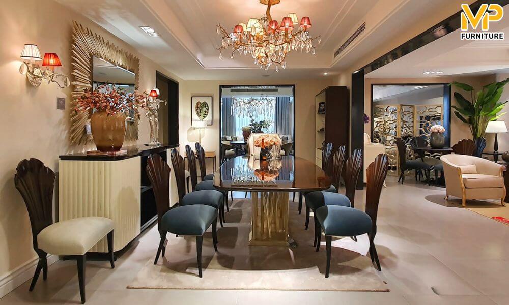 Kích thước bàn ghế ăn đẹp