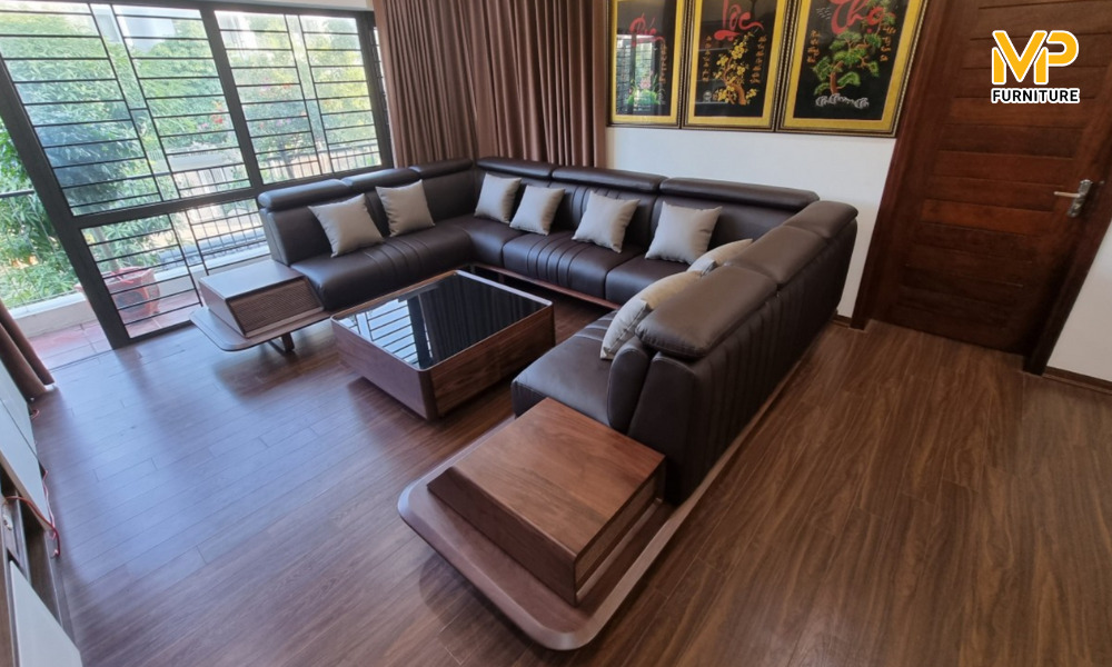 Bàn giao bộ sofa SVP01 cho khách hàng