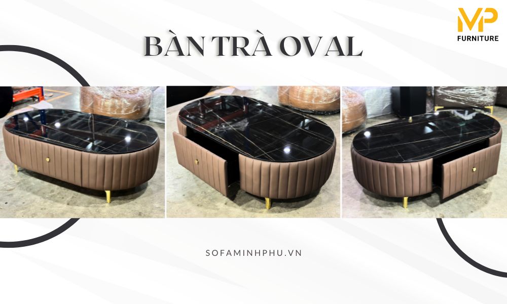 Bàn trà Oval