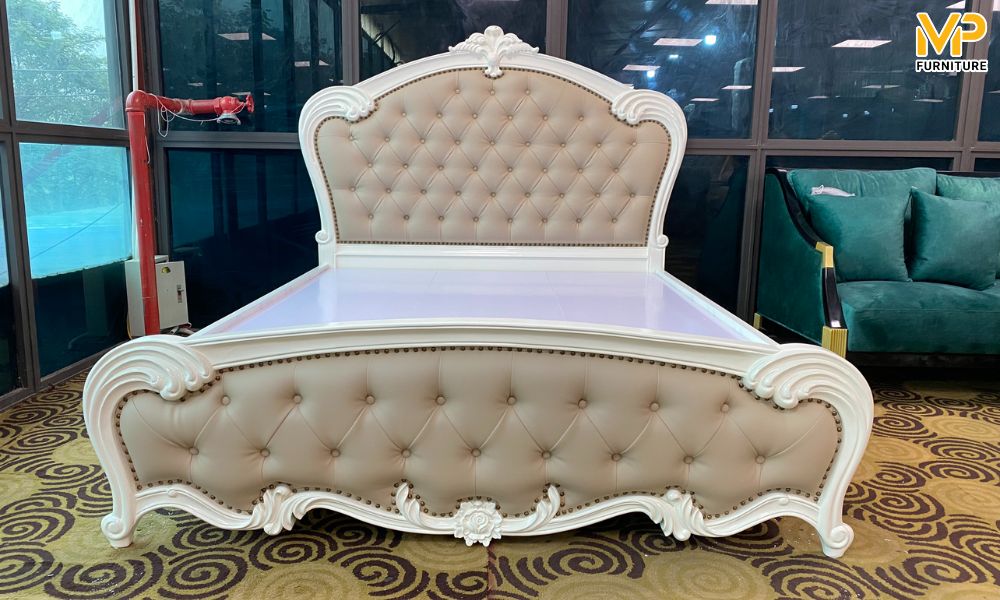 Sản xuất các mẫu giường gỗ đẹp