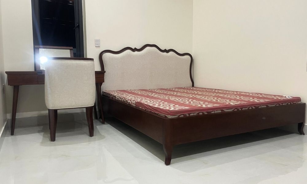 Giường gỗ đơn giản giá rẻ