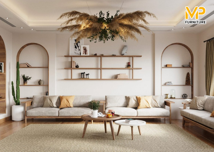 Bật mí cách chọn sofa gỗ cho phòng khách nhỏ