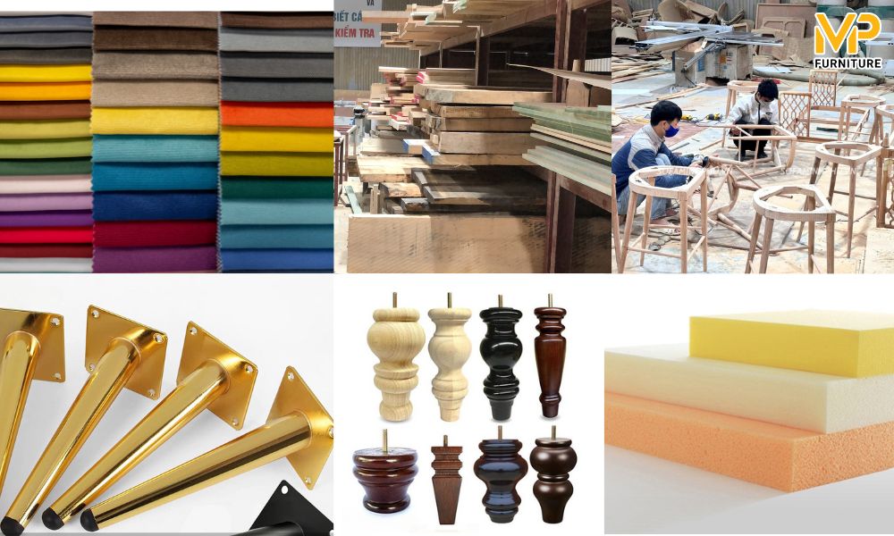 Chất liệu sản xuất sofa chung cư