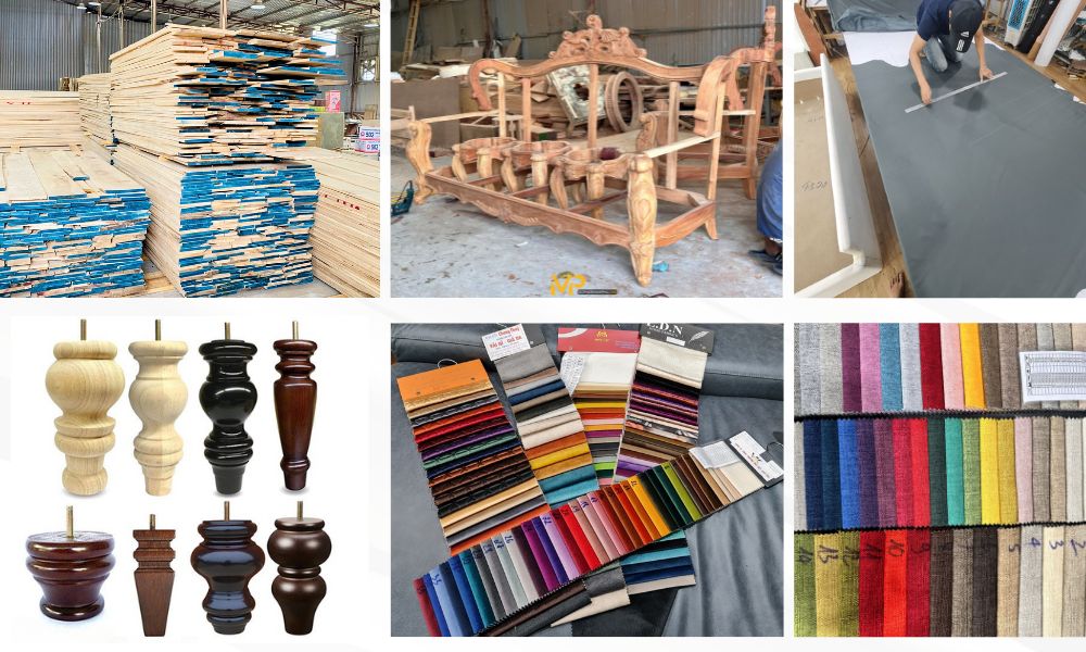 Chất liệu ghế sofa tân cổ điển 