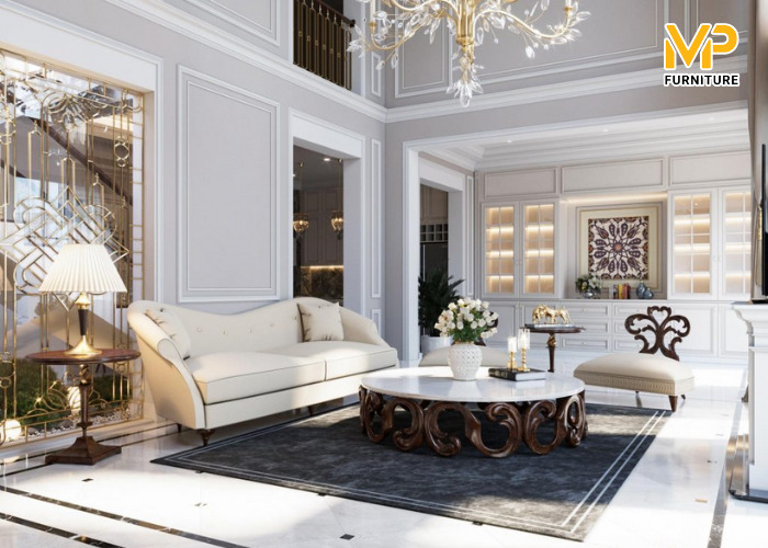 Cách chọn sofa phòng khách tân cổ điển đẹp cho mọi không gian