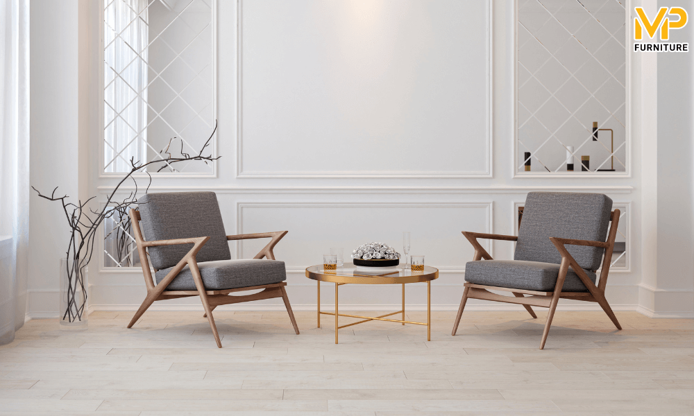 Ghế armchair gỗ 