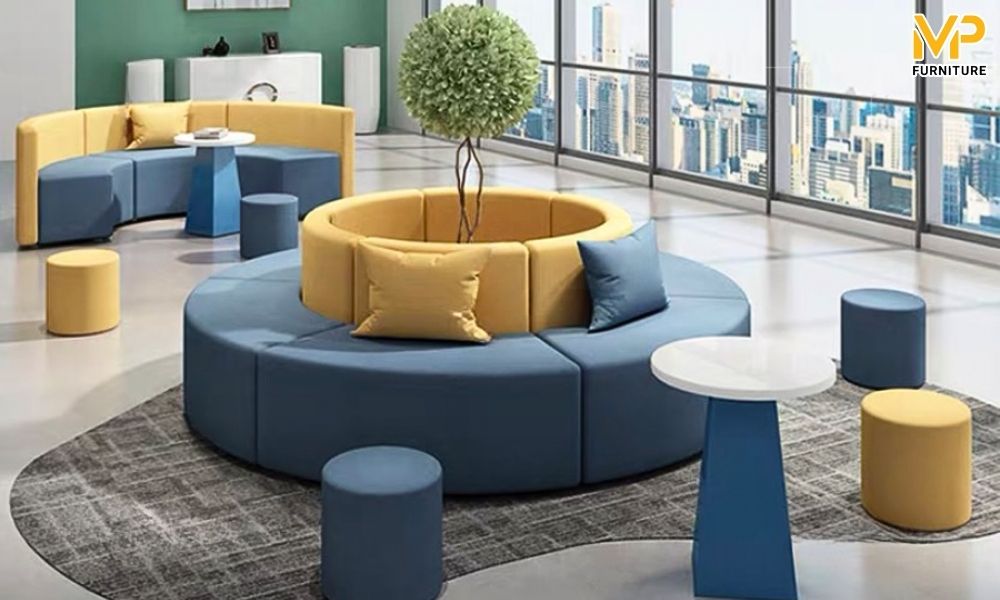 Sofa tròn cho sảnh chờ