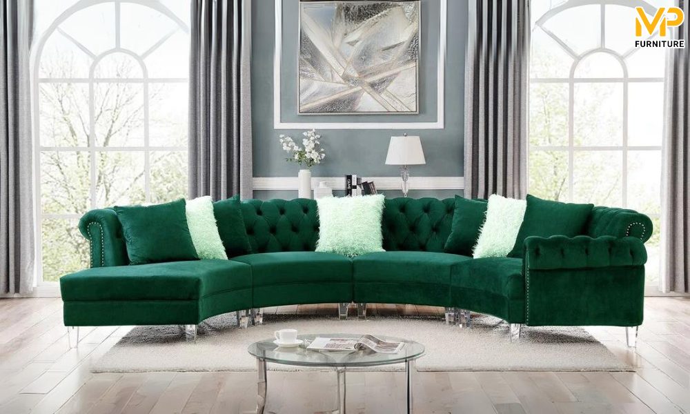 Sofa cong chữ C cao cấp