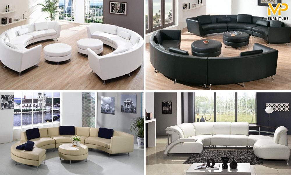 Các mẫu sofa cong hình chữ C