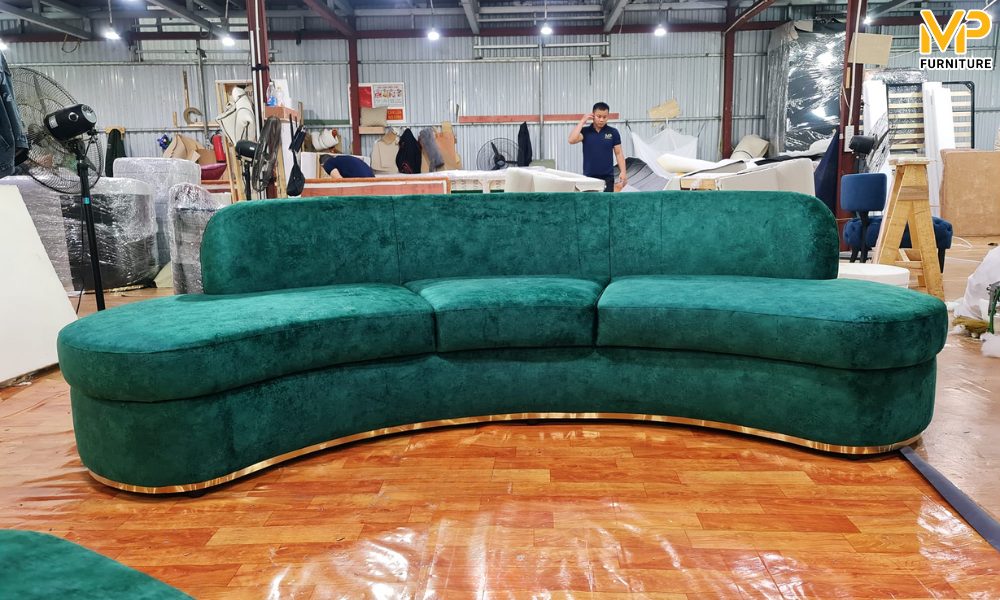 Sofa cong chữ C 3 chỗ