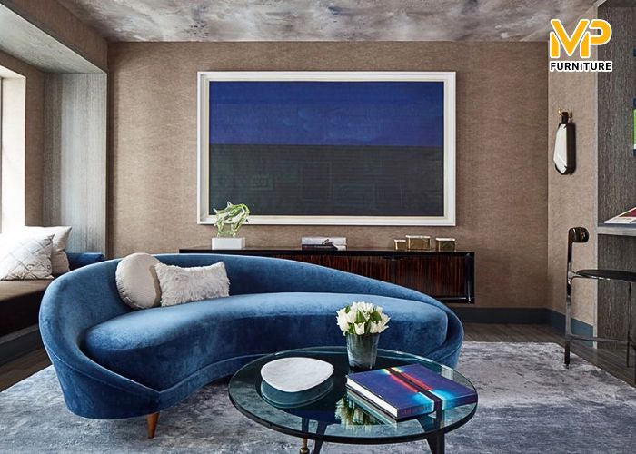 Các mẫu ghế sofa cong cho phòng khách thời thượng